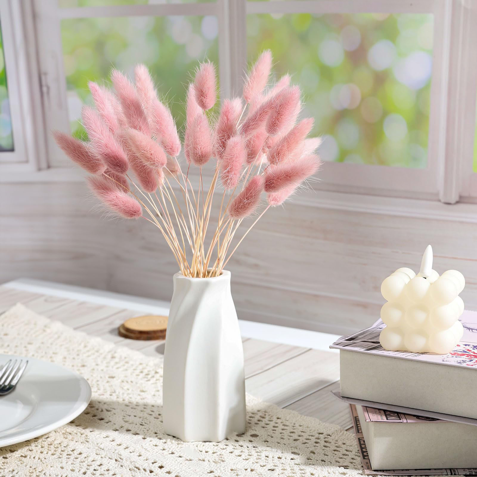120 Stem Pink Dried Pampas Bun - Pampas Grass Decor recension och pris