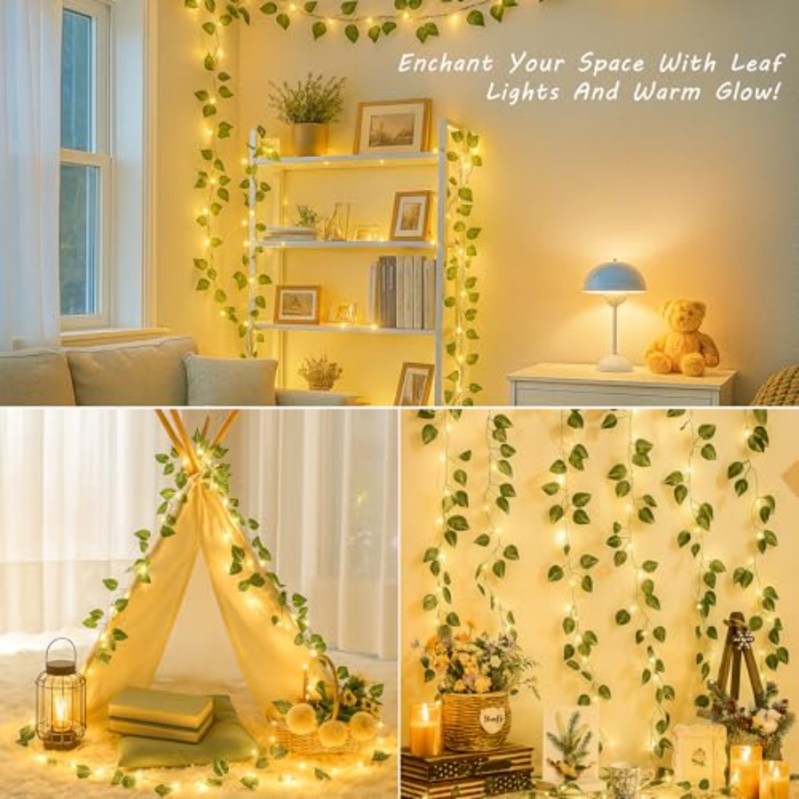 Pothos Vines with Fairy Lights - Fairy Lights Bedroom recension och pris