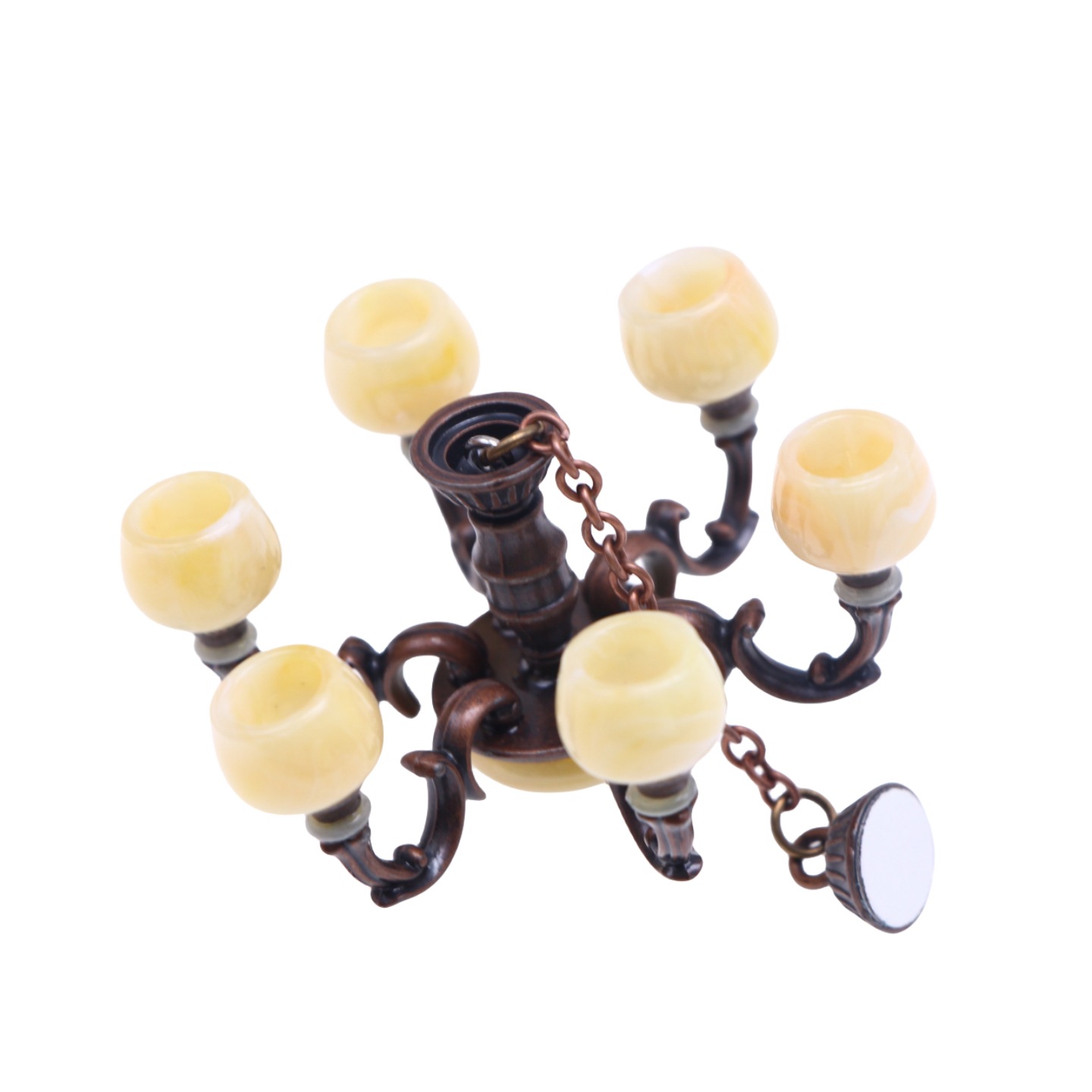 1Pcs Dollhouse Miniature Retro - Fairy Lights Bedroom recension och pris