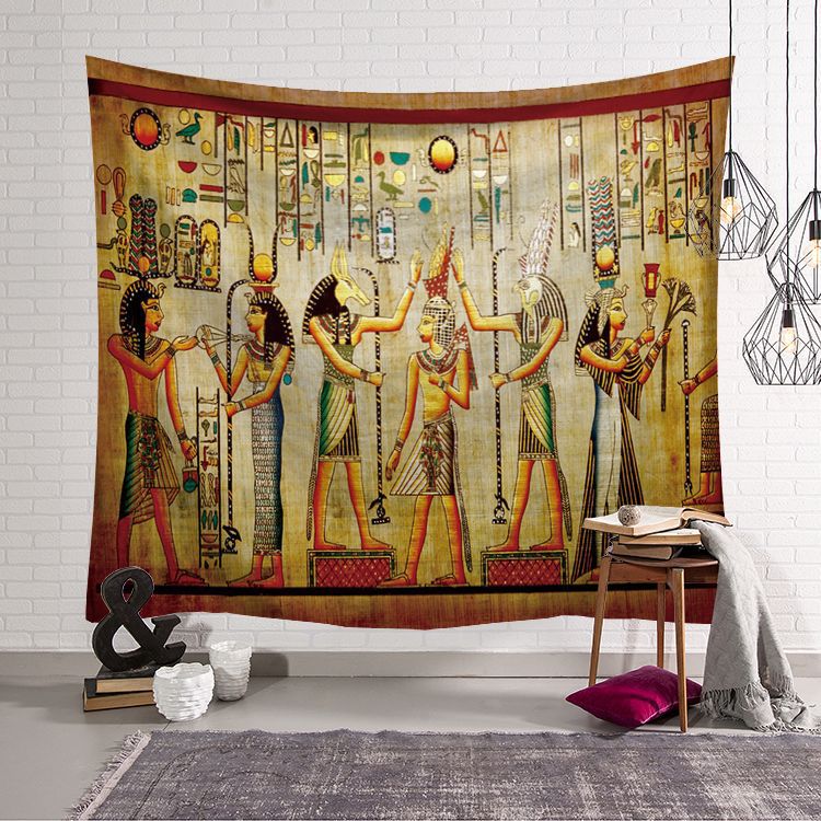 Yellow Ancient Egypt Hanging O - Home Decor Egypt recension och pris