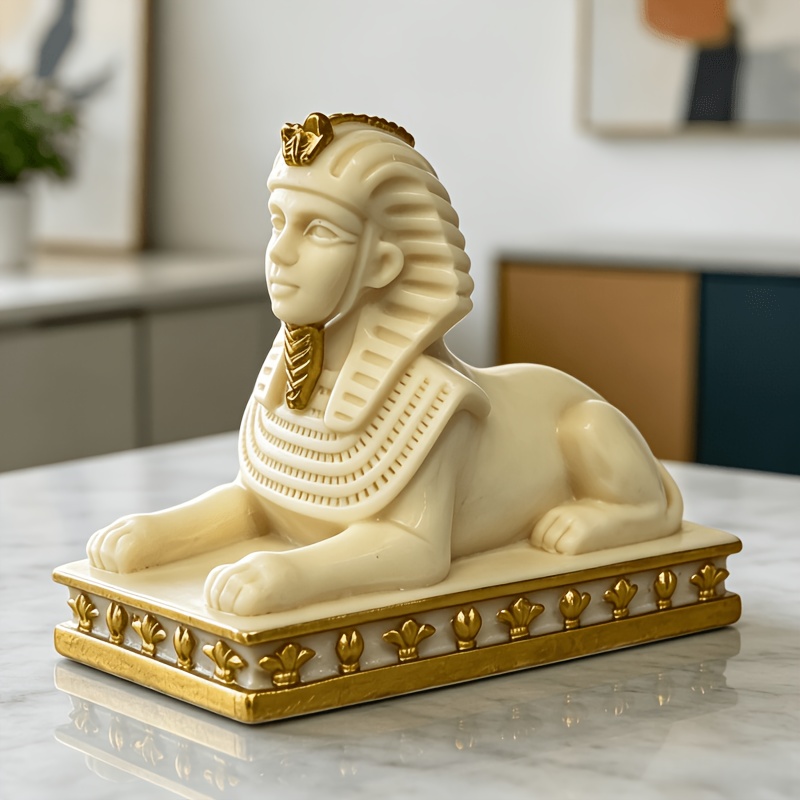 Ivory White Gilded Egyptian Sp - Home Decor Egypt recension och pris