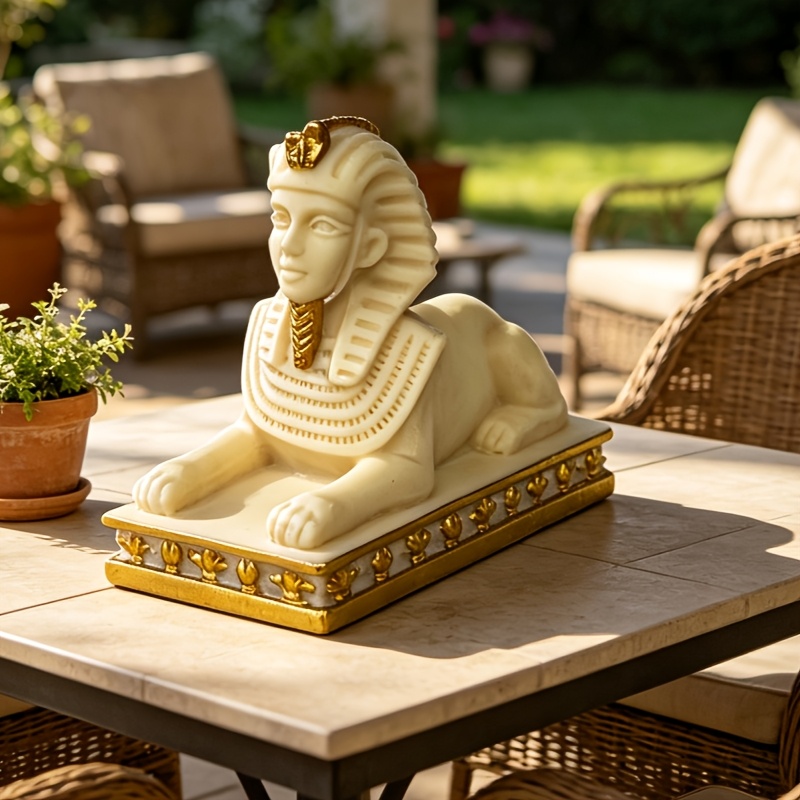 Ivory White Gilded Egyptian Sp - Home Decor Egypt recension och pris