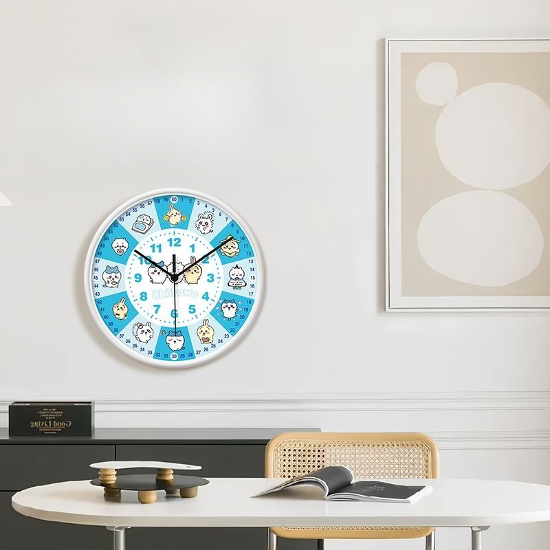 Anime Chiikawa Learning Wall C - Wall Clock Silent recension och pris