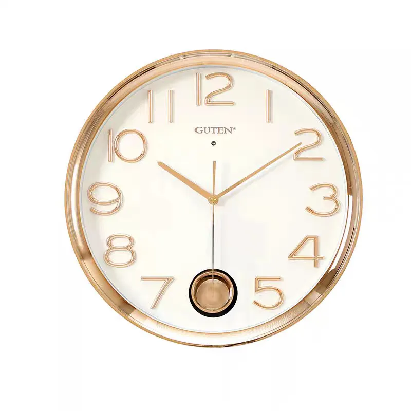 Golden Lucky Wall Clock Musica - Wall Clock Silent recension och pris