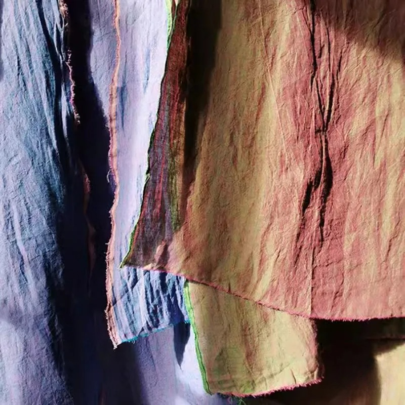 Yarn Dyed Linen Fabric for Diy - Linen Table Runner recension och pris
