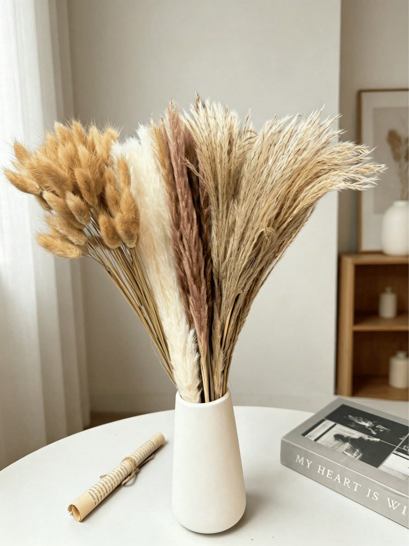 10/20/30pcs White Artificial P - Pampas Grass Decor recension och pris