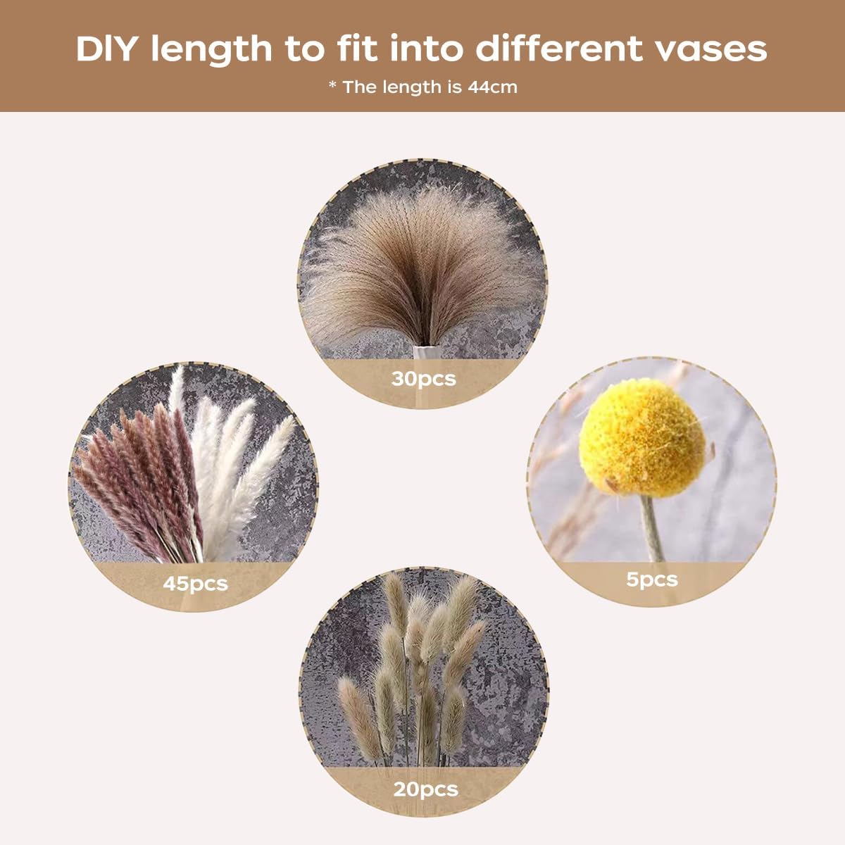 Dried Pampas Grass Bouquet Nat - Pampas Grass Decor recension och pris