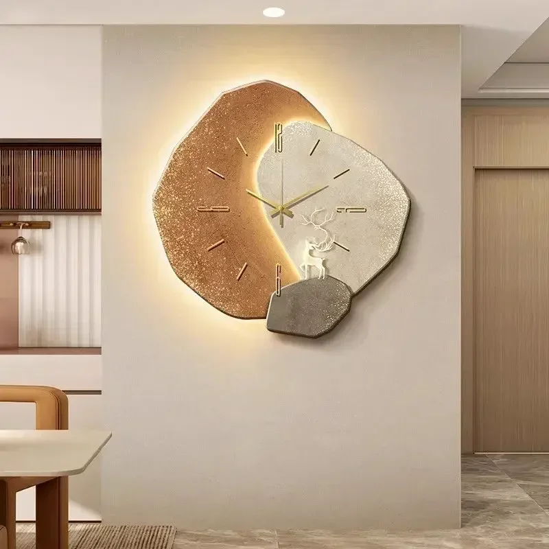 2025 Modern Clock With Light D - Wall Clock Silent recension och pris