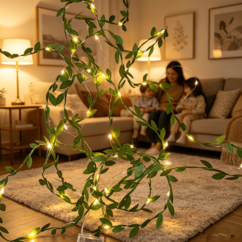 Hanging Green Vine LED Fairy S - Fairy Lights Bedroom recension och pris
