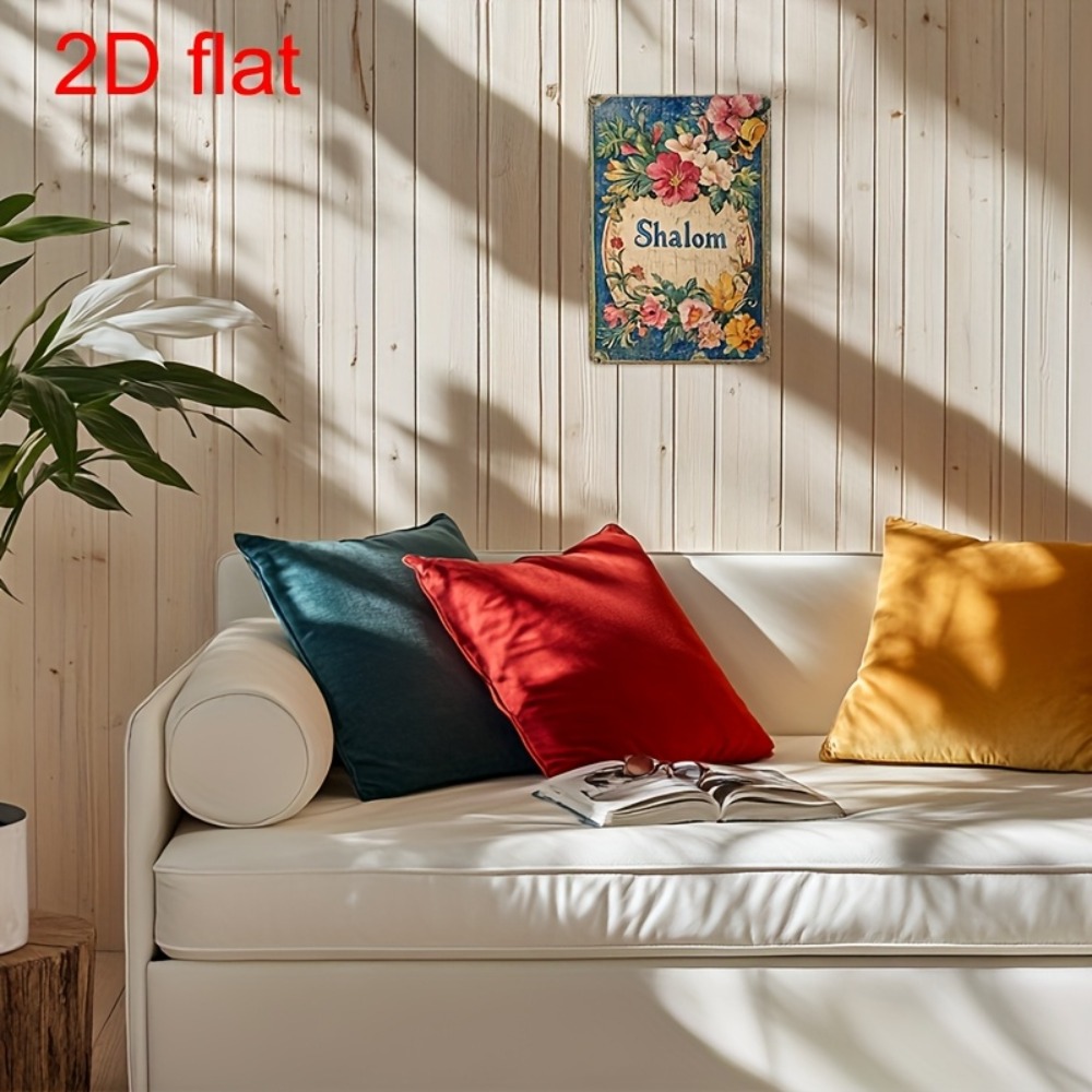 CIFBUY Vintage Floral Shalom A - Home Decor Vintage recension och pris