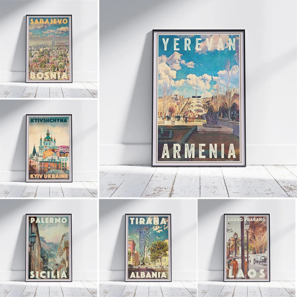 Armenia Travel Vintage Yerevan - Home Decor Yerevan recension och pris