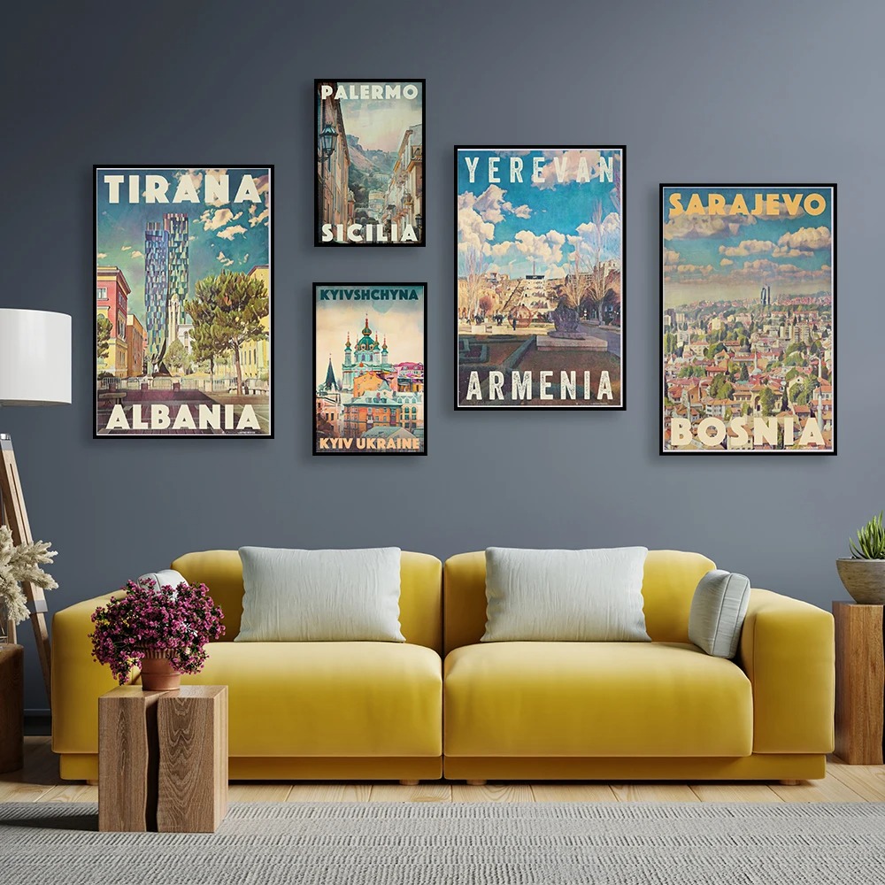 Armenia Travel Vintage Yerevan - Home Decor Yerevan recension och pris