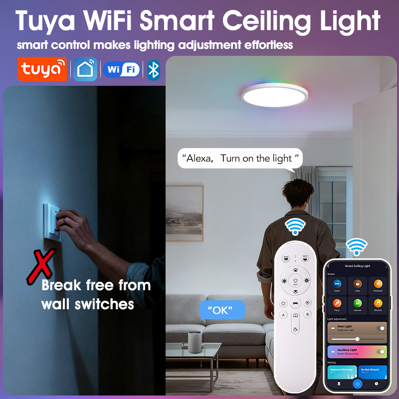 BENEWTON Tuya Smart WiFi Ceili - Home Decor Free App recension och pris