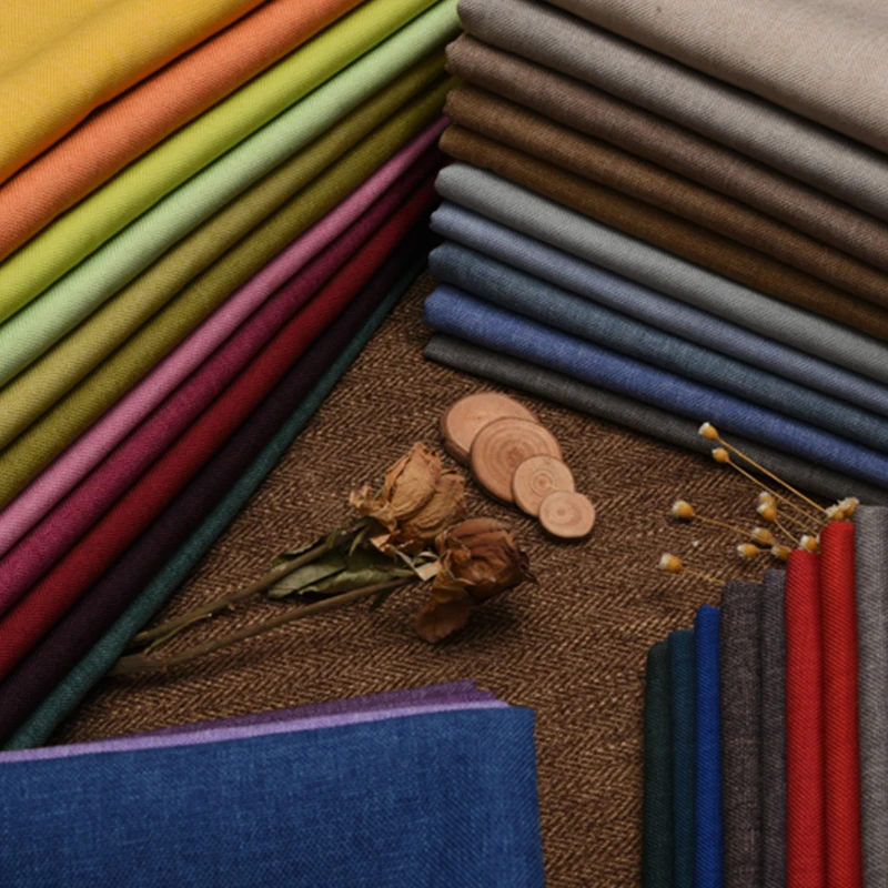 Thickened Cotton Linen Fabric  - Linen Table Runner recension och pris
