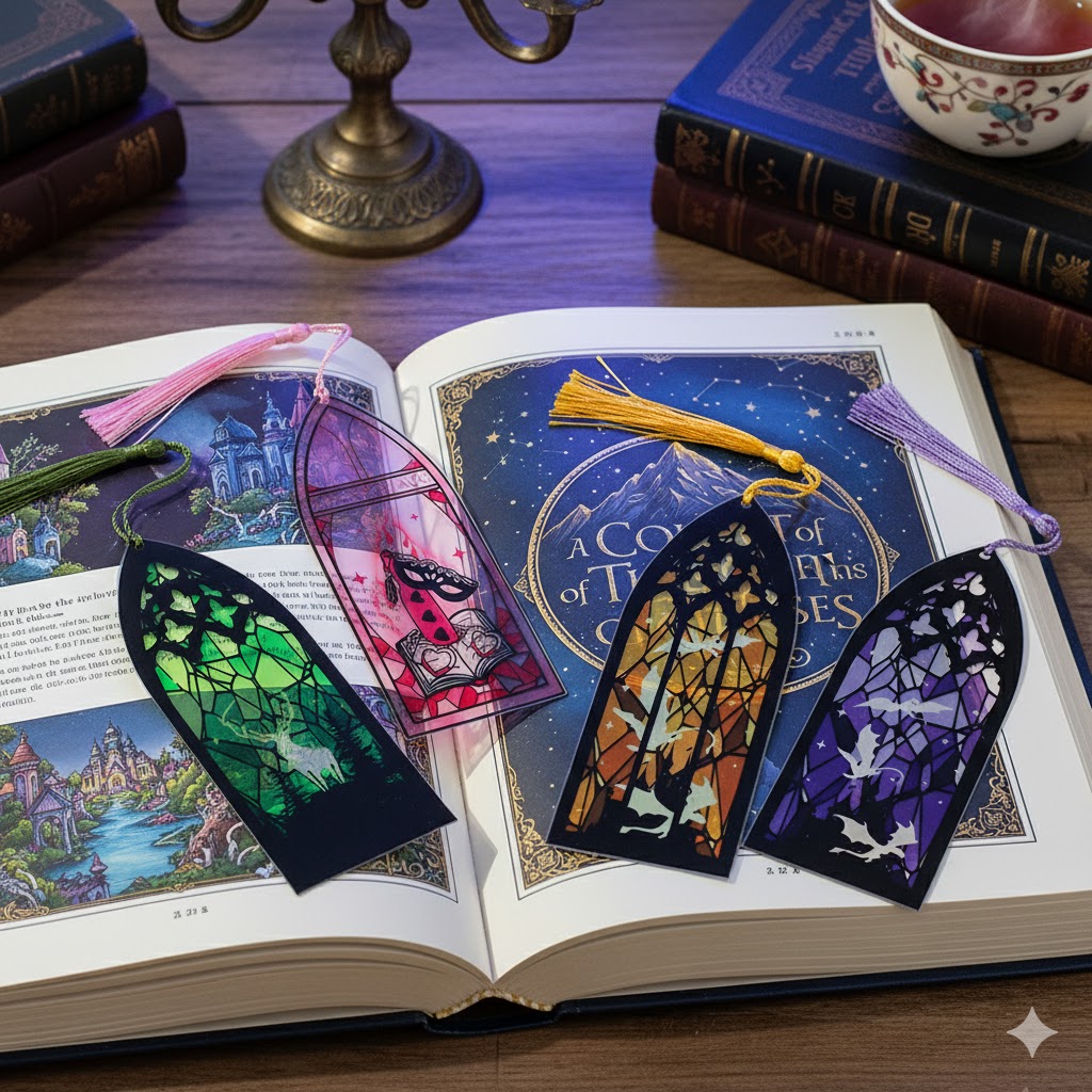 Night Court Bat Bookmark ACOTA - Aesthetic Bookend recension och pris