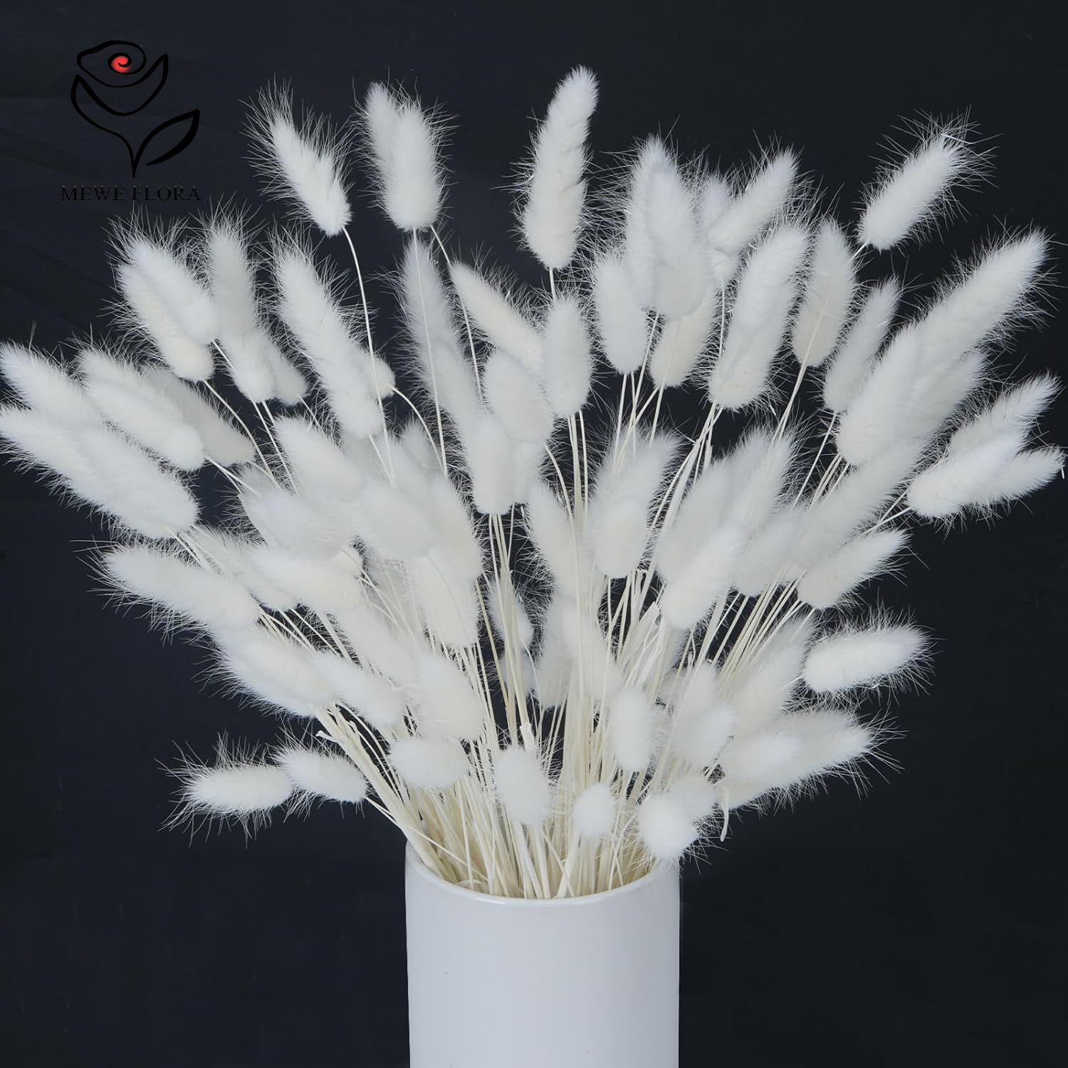 150PCS White Natural Fluffy Ra - Pampas Grass Decor recension och pris